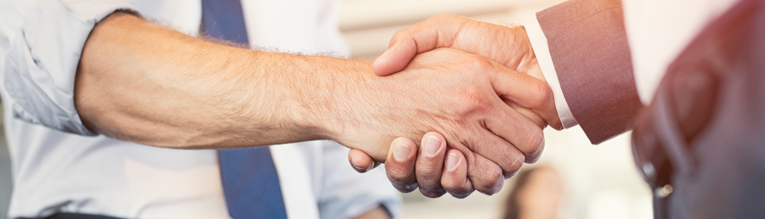 Businesspeople shaking hands